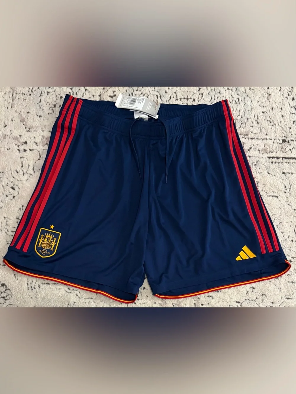 Adidas Authentic Spain National Team 2022/2023 Navy Shorts HE2022 Men’s Sz: XXL